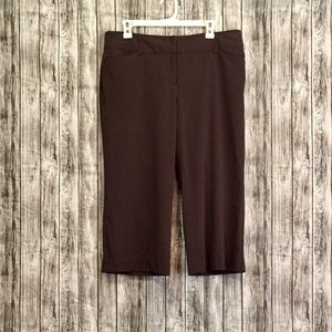 Apt 9  AVA Brown Capri Pants